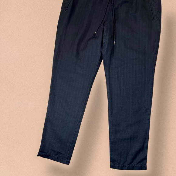 NWT James Perse ‘Classic Hino Tapered Drawstring Waist Pants’ in Black Size 2/M - Picture 12 of 15